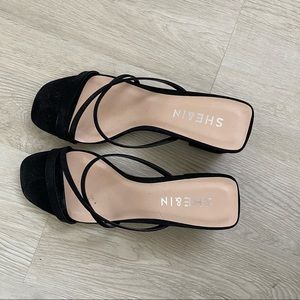 Shein straps block heel